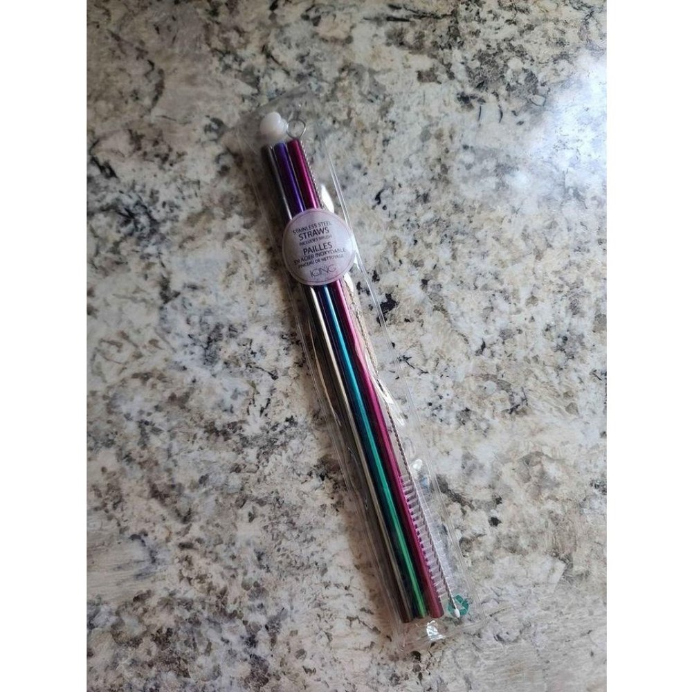 Stainless Steel Straws with Brush